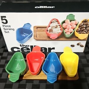 The Cellar Holiday 5-Pc. Lightbulb Server Set, New Never Used